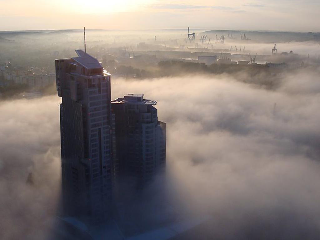 Sea Towers Apartment Gdynia Bagian luar foto