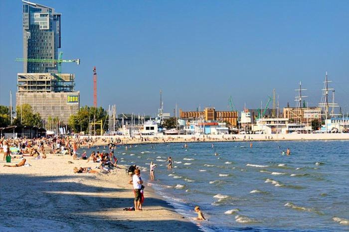 Sea Towers Apartment Gdynia Bagian luar foto